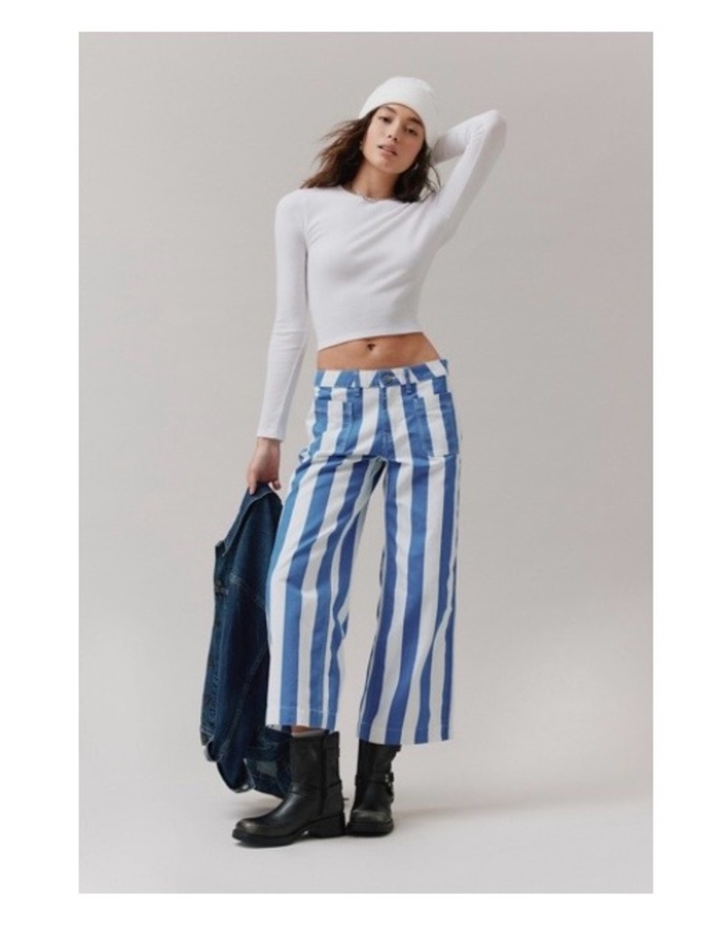 BDG Joey Striped Straight Legged Pants